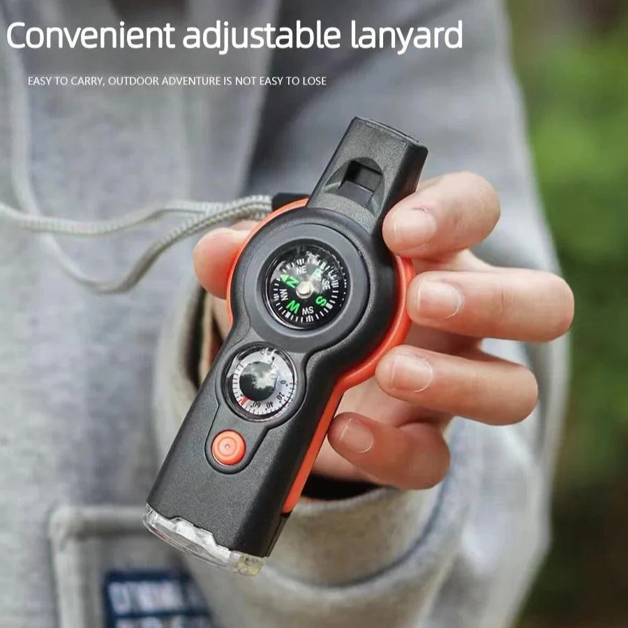 7-in-1 Multi-Tool Survival Whistle